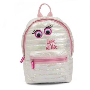 💥 2/$10 
Look at Me Miss Fashion White pearl & pink Toddler backpack